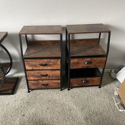 End tables / nightstands- both $20