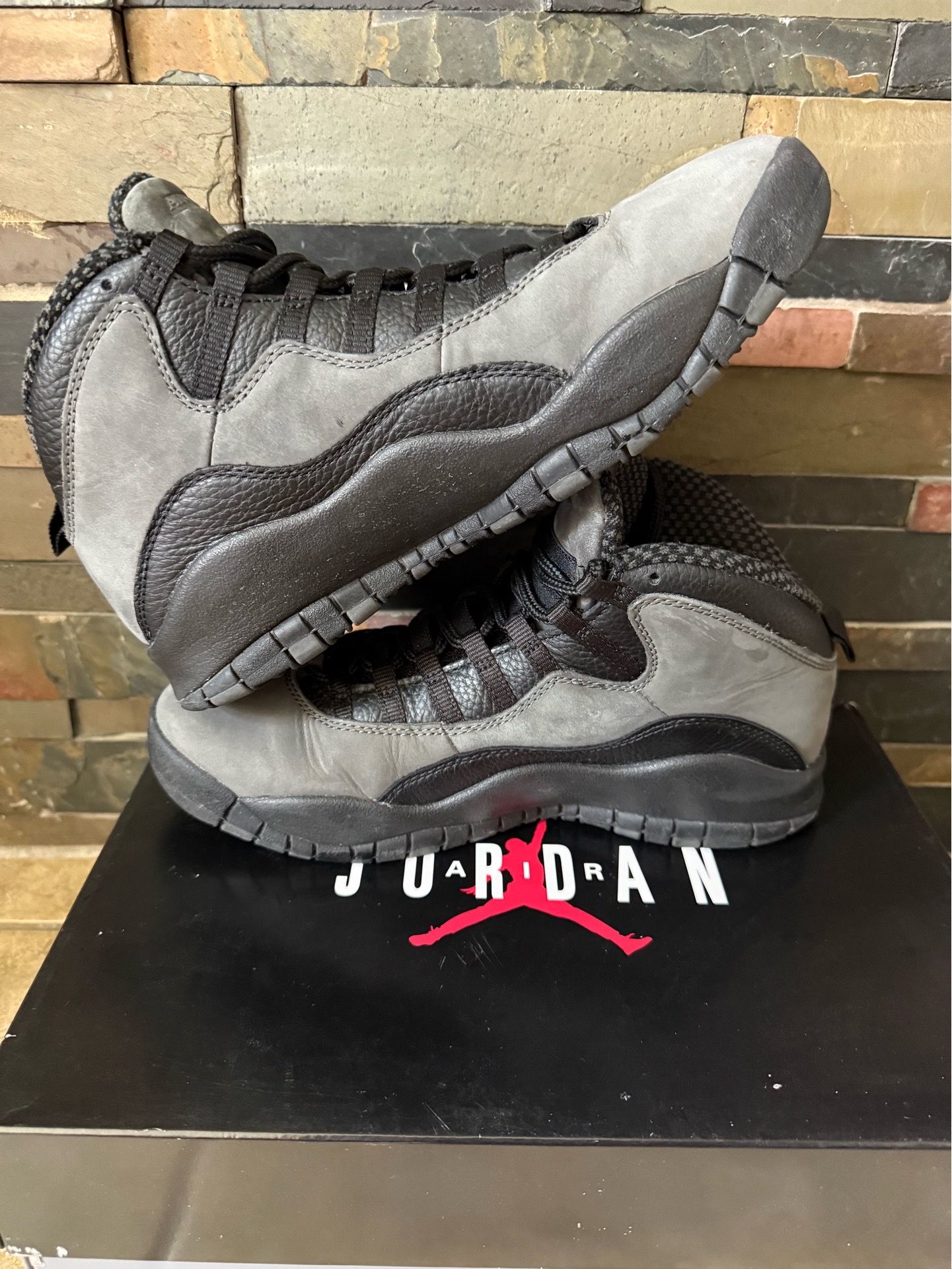 Nike Air Jordan Retro 10 Dark Shadow Men’s Size 9 Gray Black