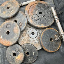 100 Lbs Weight Plates 