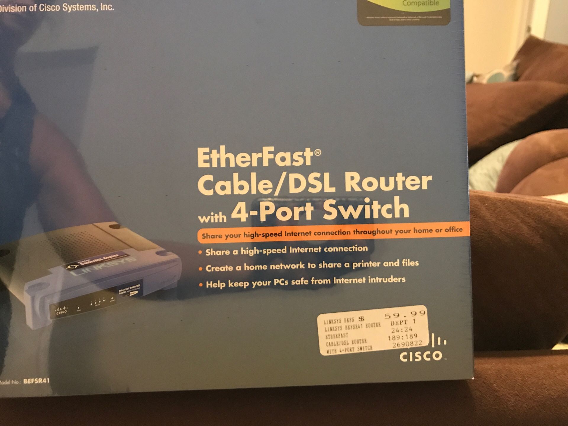 Linksys etherfast router