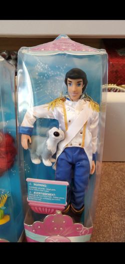 Vintage Collectible Disney The Little Mermaid Prince Eric & Max Doll