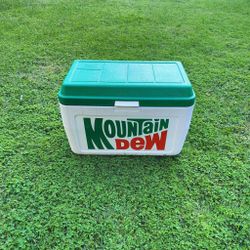 Mountain Dew Branded Plastic Cooler
