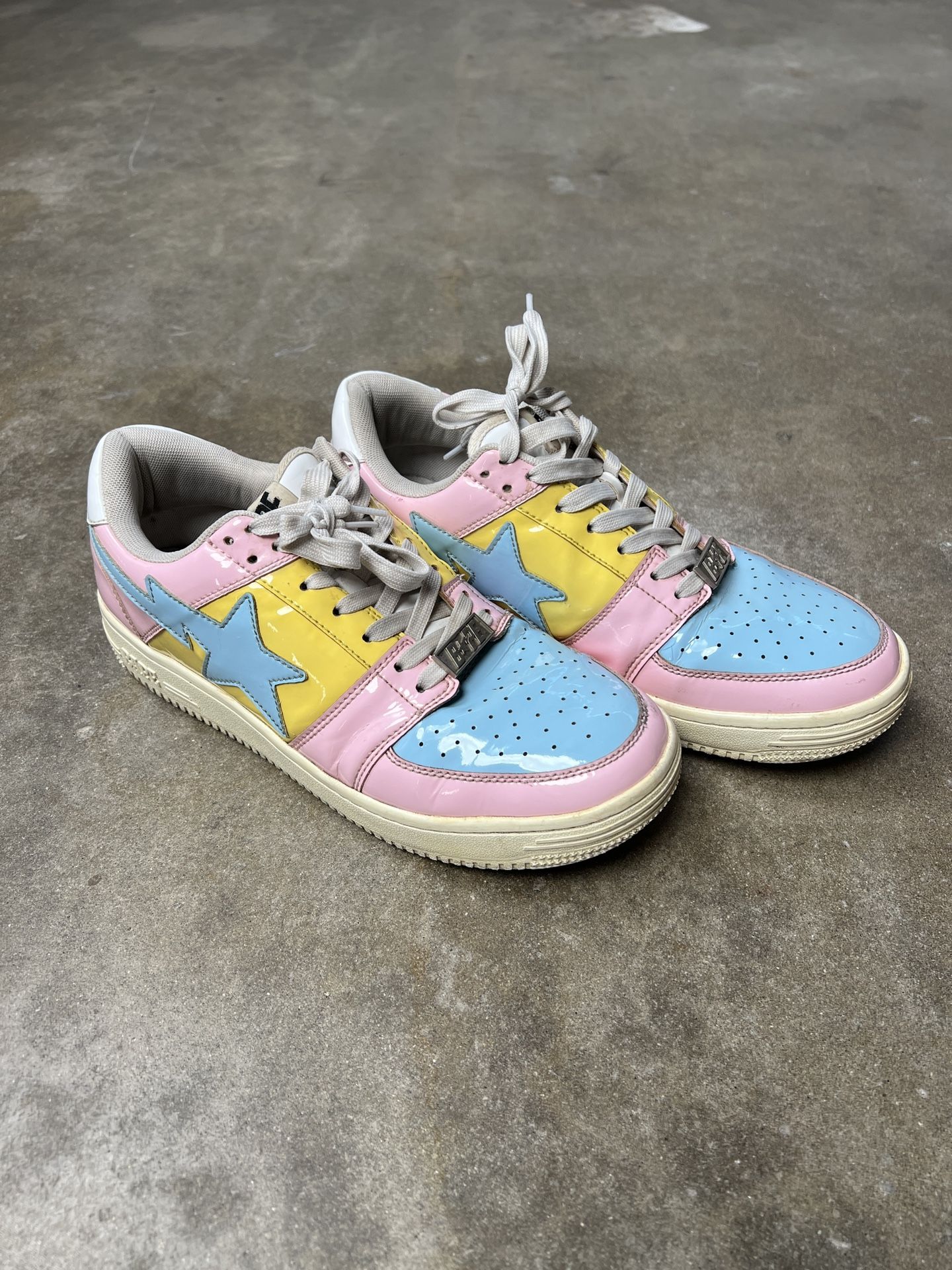 A Bathing Ape Bape Sta Low Tri-Color Pink (2018).