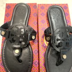 Tory Burch Miller Sandals Black 