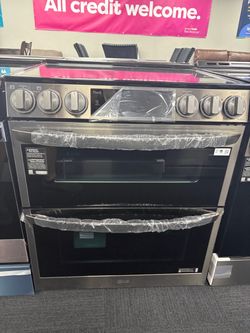 LG Electric Double Oven Range $49 Down Financing