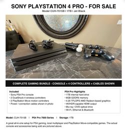 PlayStation 4 Pro - PS4 CUH-7015B