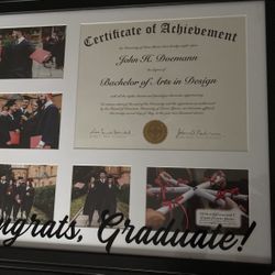 Graduation Picture/diploma Frame