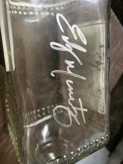 Mariners Edgar Martinez Autographed Tequila Bottle
