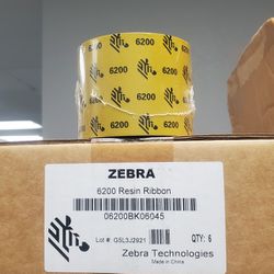 Zebra Resin Ribbon- 06200BK06045