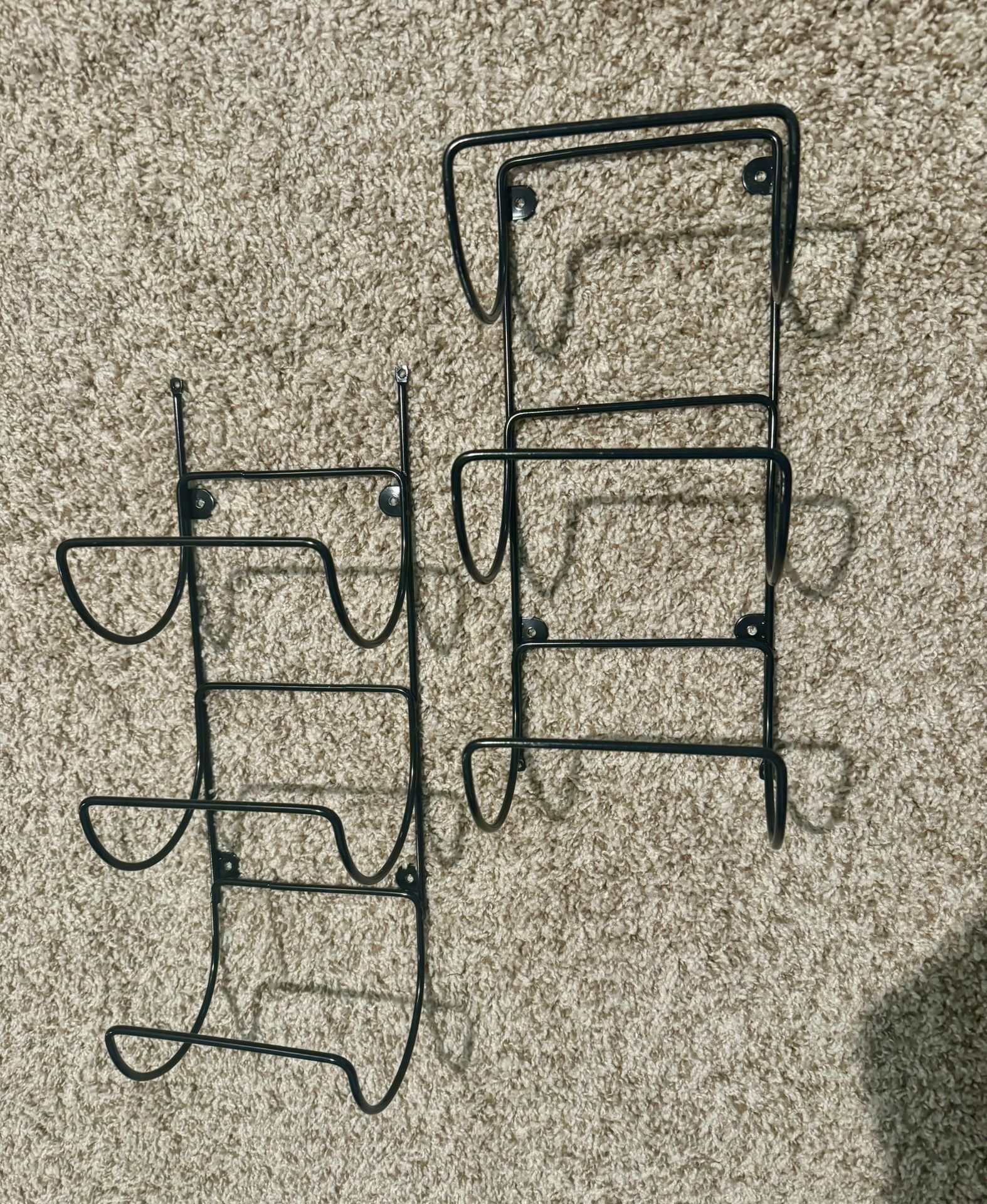 Metal Towel Rack, For Wall - Black