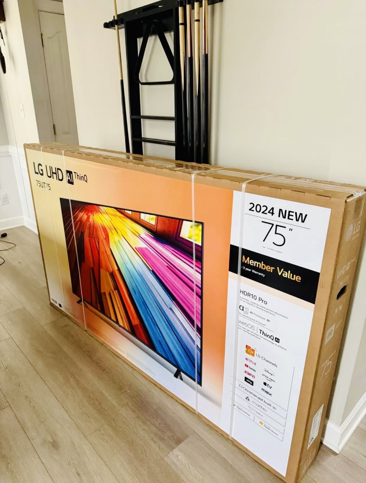 LG - 75” Class UT75 Series LED 4K UHD Smart webOS TV Brand New In Box Delivery Is Possible