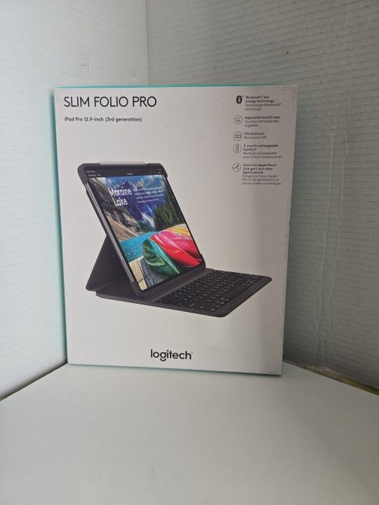 Logitech Slim Folio Keyboard Case Folio iPad Pro 12.9" 3rd Gen