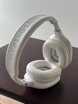 Hypergear White Wireless Over-Ear Headphones