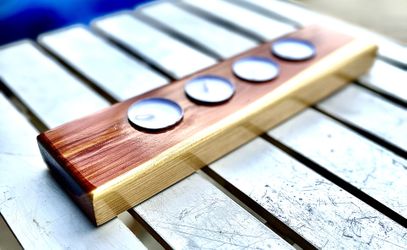 For Sale 4 Position Red Cedar Candle Holder