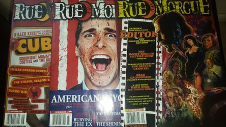 Rue Morgue Magazines