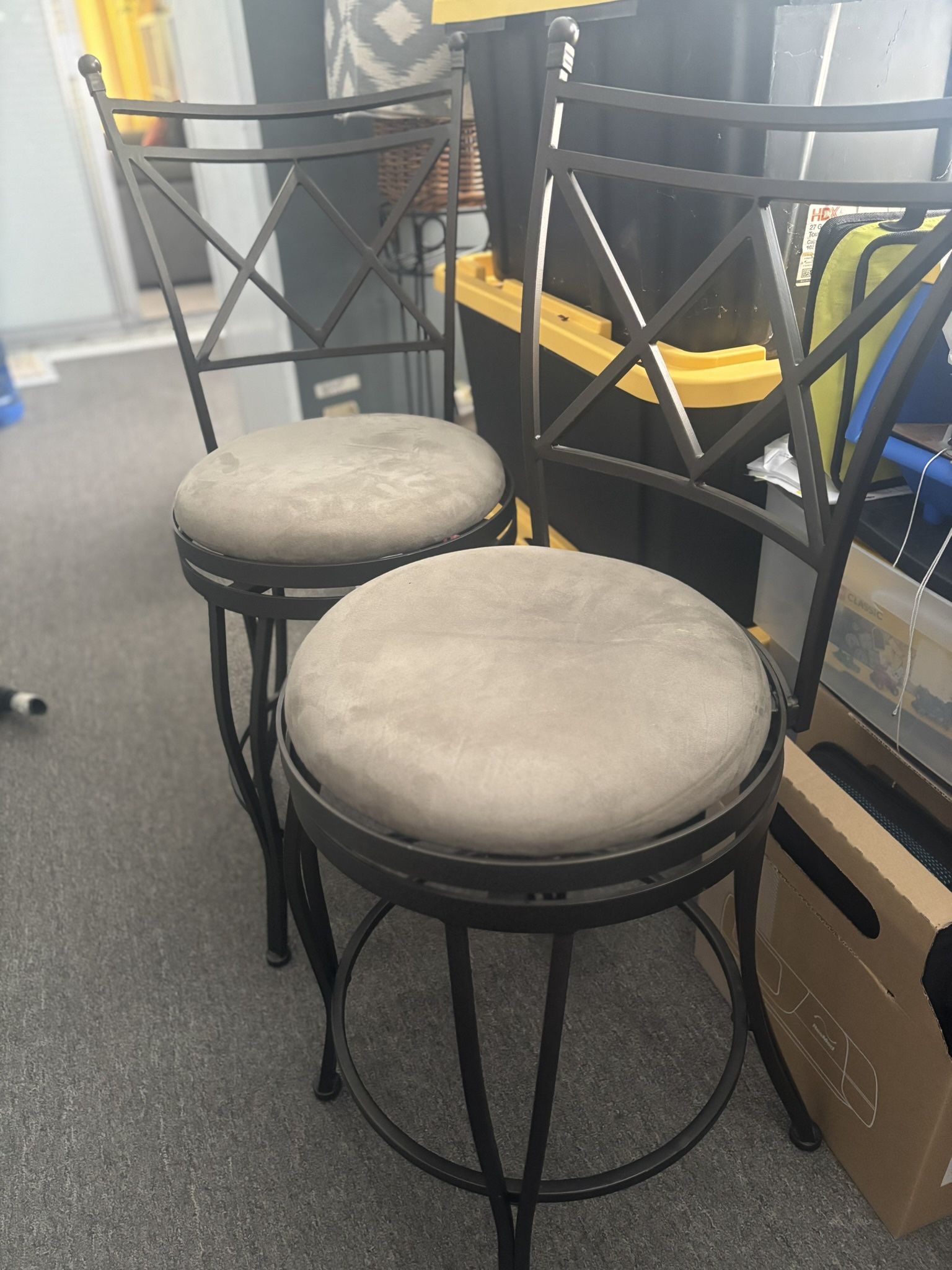 2 Retracting Stools-$50.00