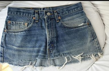 Levi’s Women's Mini Skirt Blue.  Made USA