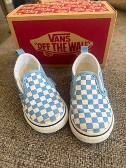 Toddler Vans size 7 checkered print