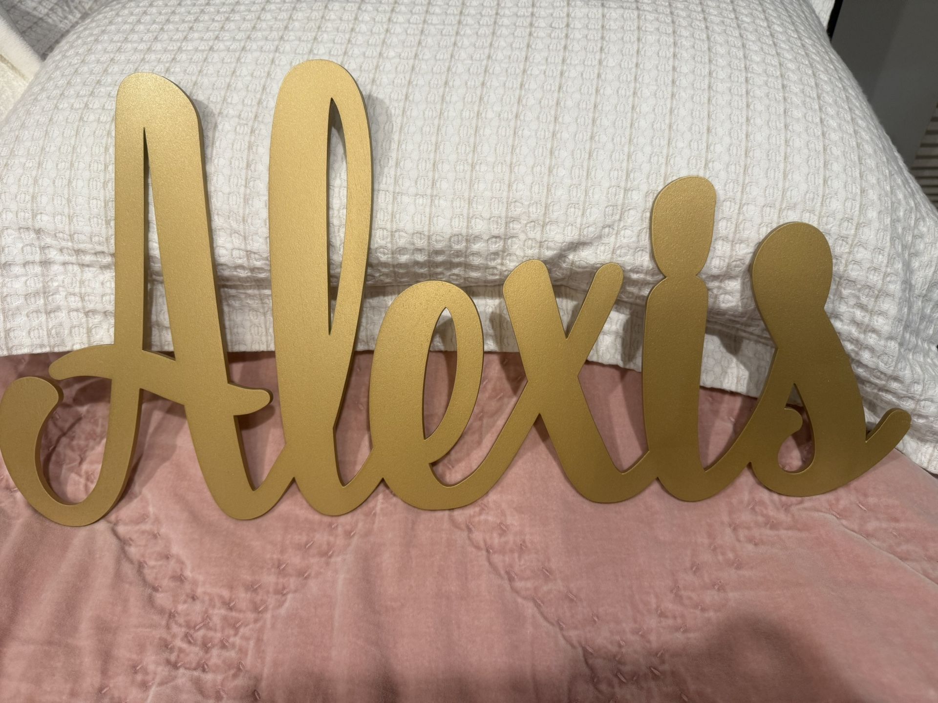 Wooden name - Alexis