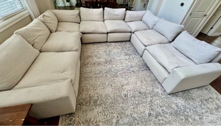 Beige Sectional Couch