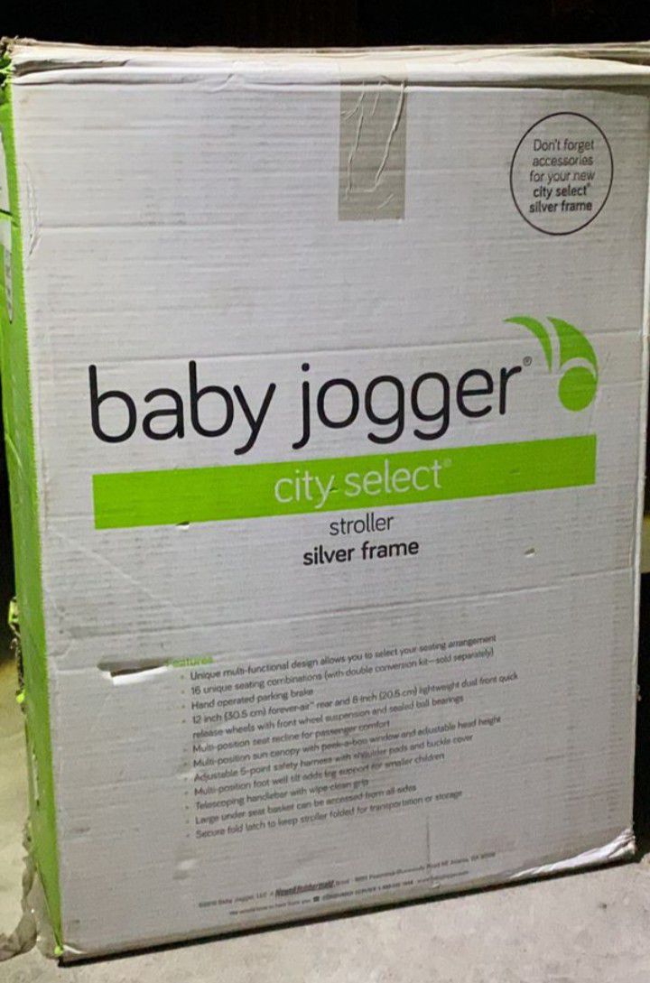 Baby Jogger City Select All Terrain Single Stroller Silver Frame Quartz