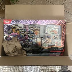 Pokémon Paldean Fates Great Tusk Iron Threads Ex Premium Collection TCG SEALED