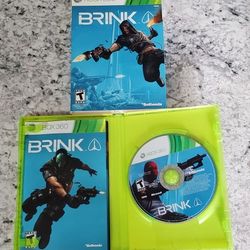 BRINK XBOX 360 Tested And Complete With Manual