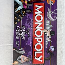 The Nightmare Before Christmas Monopoly Collectors Edition