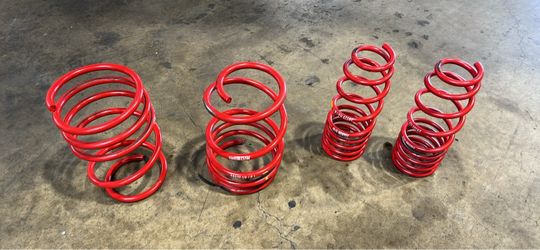 H&R Red Lowering Springs Set of 4