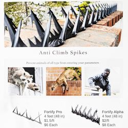 Anti Climb Spikes for YOUR fence!!!