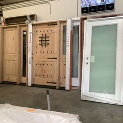Exterior Doors 64 x 80 , 53 x 80; 36 x 96, 40 x 96 price Ranges From. $600-$1500