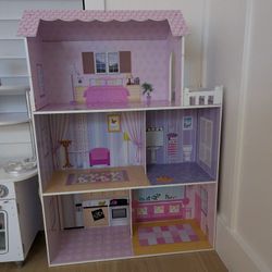 Doll House With Small Furnitures