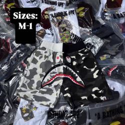 1 Medium Left Bape Shorts