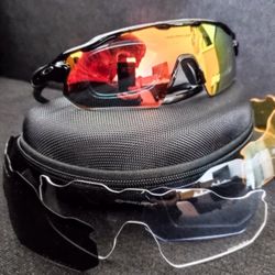 New Oakleys  Box, Pouch Cloth All Included