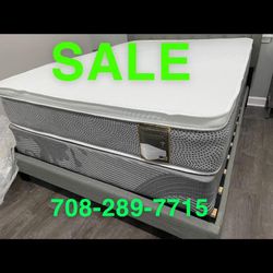 Huge sale for Mattress And Box Twin size mattress and box 150.$ full 190$ Queen 200$ king 290$. free delivery free set up 708….280….7715… cash or Zell