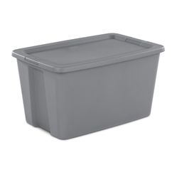 Grey Plastic Sterilite Storage Container box