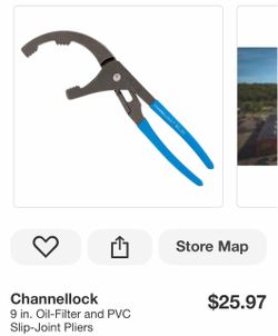 9 in. Oil-Filter and PVC Slip-Joint Pliers