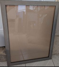 Glass Gray Frame 18x24 $5