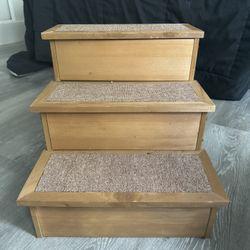 Wooden Dog Steps 