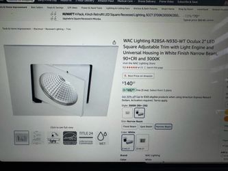 WAC lighting also known as Ocularc/oculux