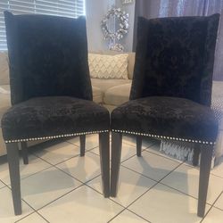Decorative Black Chairs