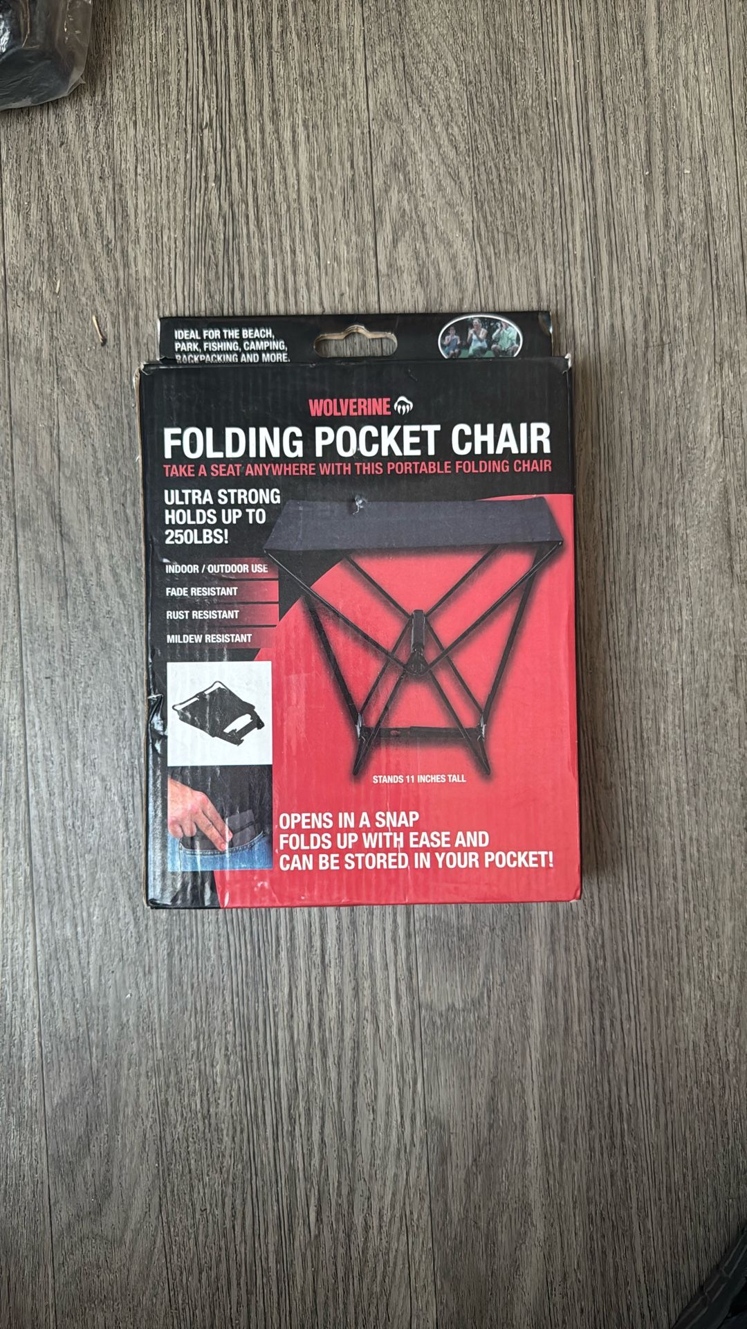 Foldable Pocket Chair