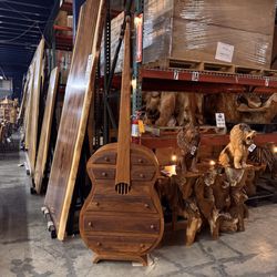 Solid Teak Instrument Novelty Storage Dresser 