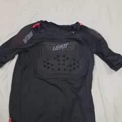 Leatt Stealth Body Armor MTB Motocross Protection Shirt( minor damage as is show in picture)
