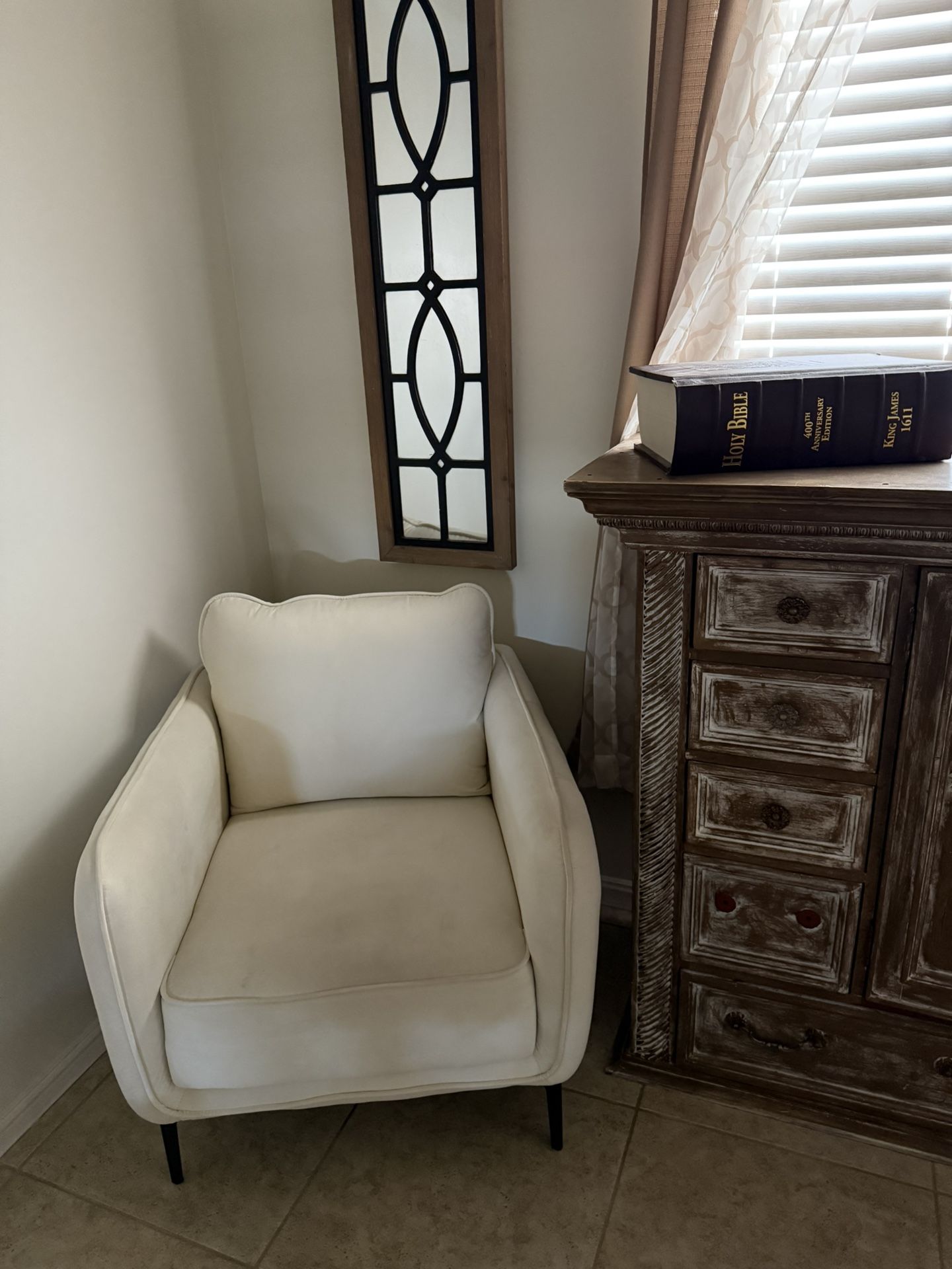 white couch
