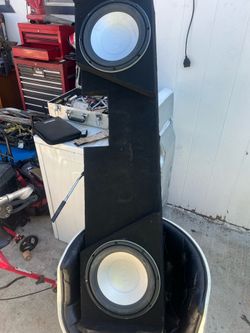 12” Infinity subwoofer speakers