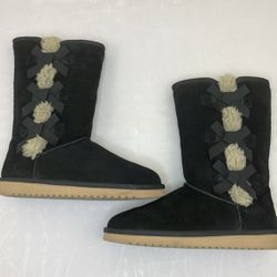 Koolaburra by UGG Black Womens Victoria Tall Boots  Sz.7