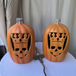 Halloween Plastic Pumpkin Decor 