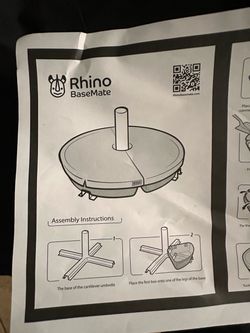 Rhino Umbrella Base