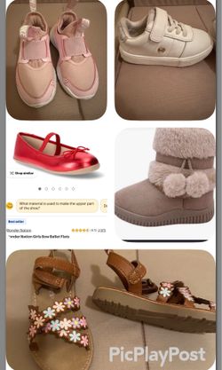Size 6t and One 7t Girl Shoes
